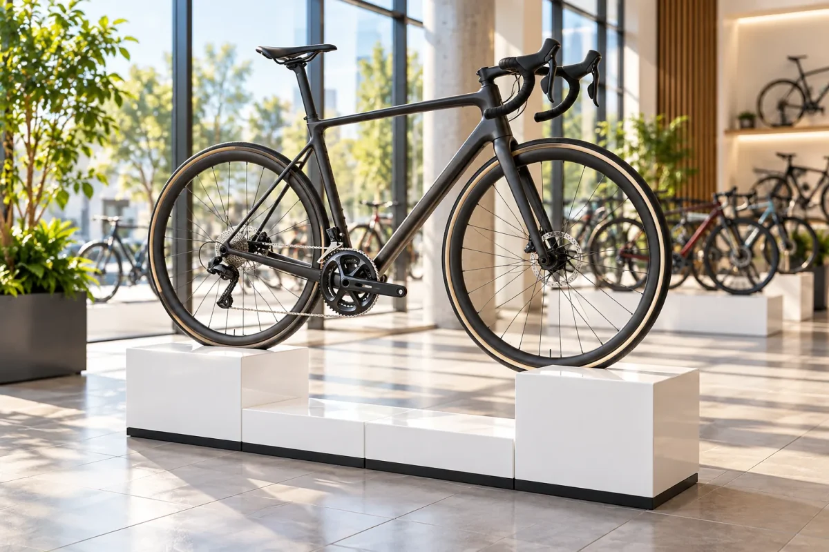 1 BIKE PACKAGE in a shop window