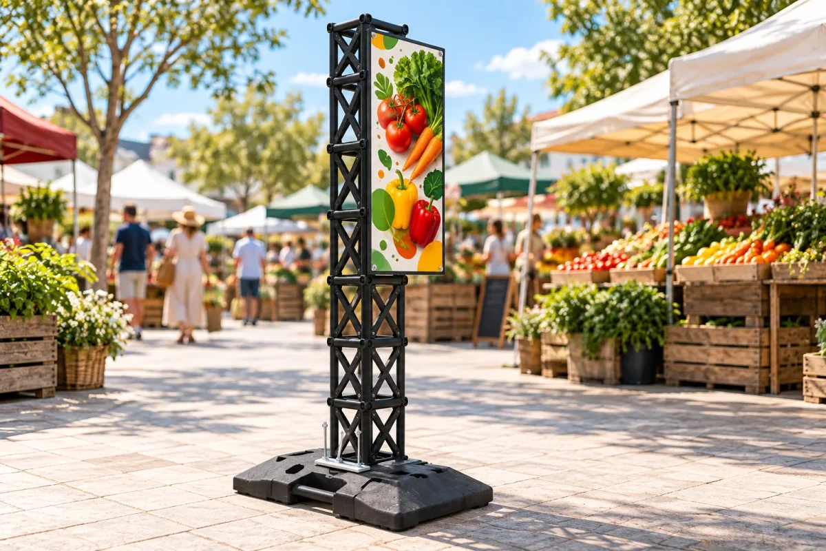 15cm truss tower on a heavy base