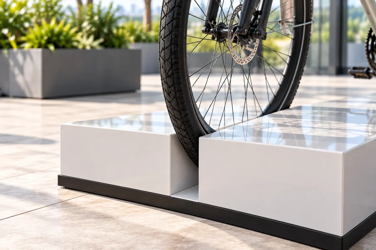 Wheel slot of the 2 BIKES PACKAGE