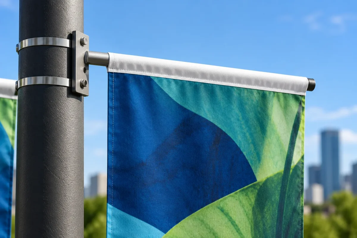 Top pole of the CITY FLAG