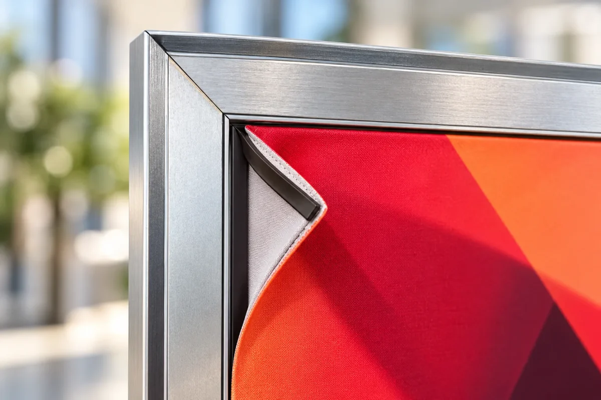 Aluminium frame of the DUAL STAND