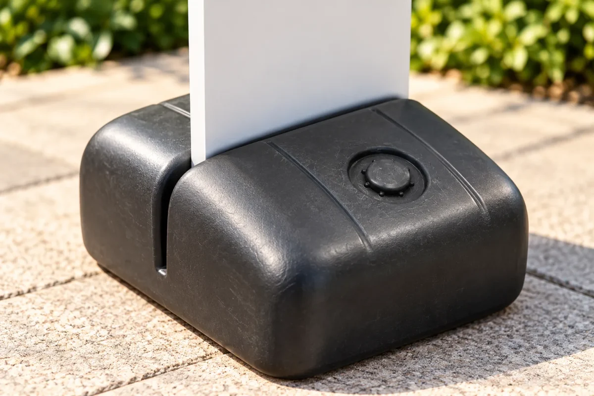Slot and water cap of the EASY WALL