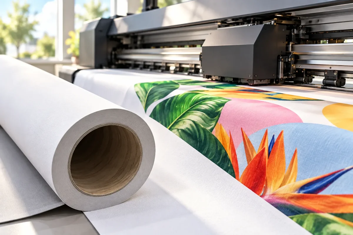 Printing on Eco BLOCKOUT TEXTILE