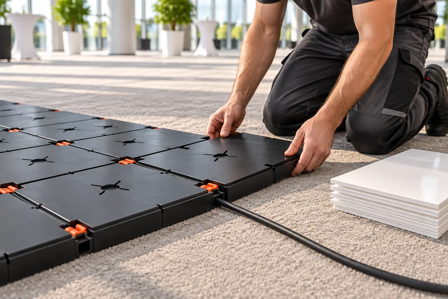 Installing the EASY CUBE FLOOR