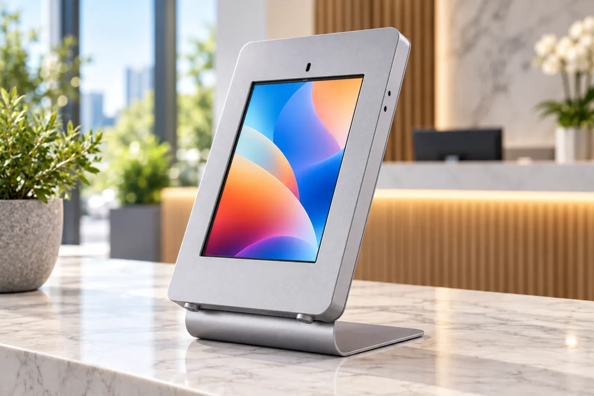 Desk model of the iPAD KIOSK