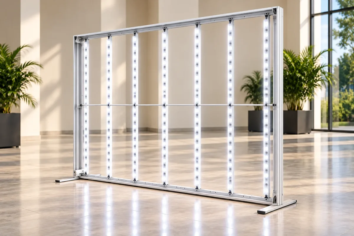 LED bars inside the LIGHT BOX 300W