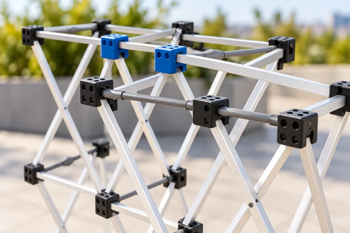 Scissor frame of the MAGNETIC STRAIGHT