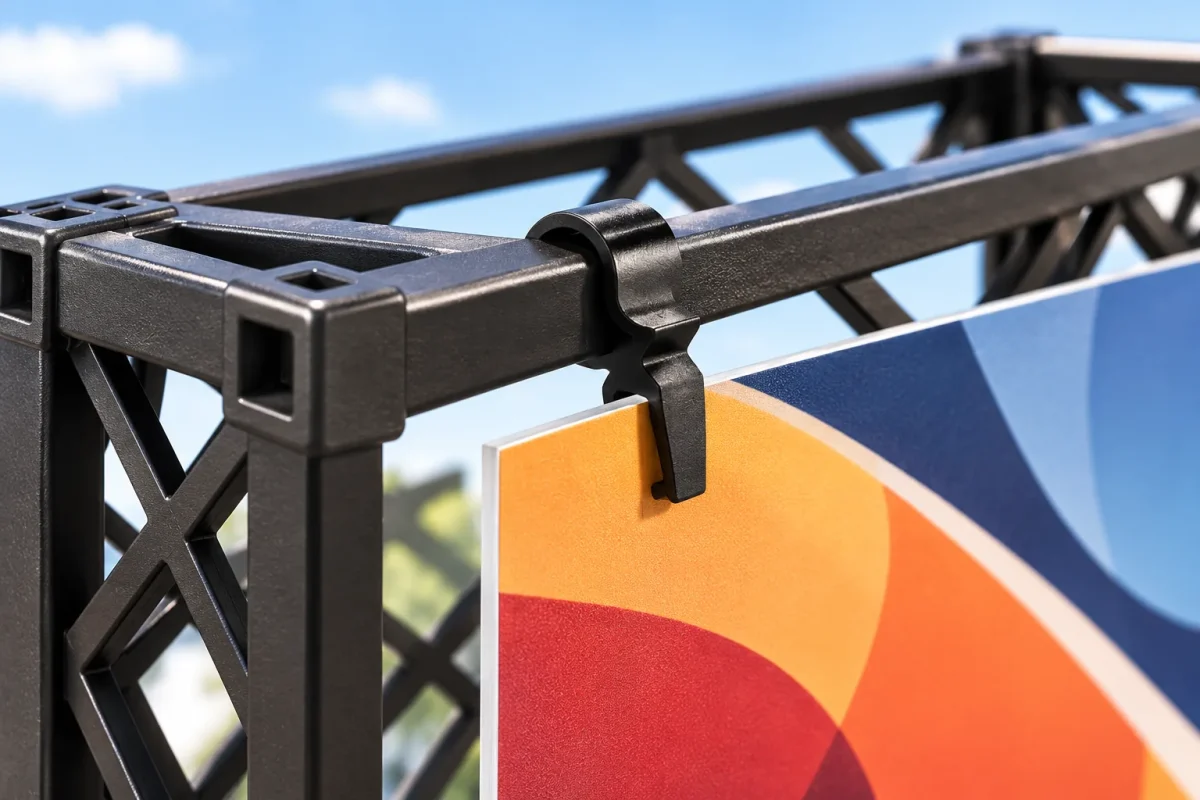 Top clip for the MINI 10cm truss