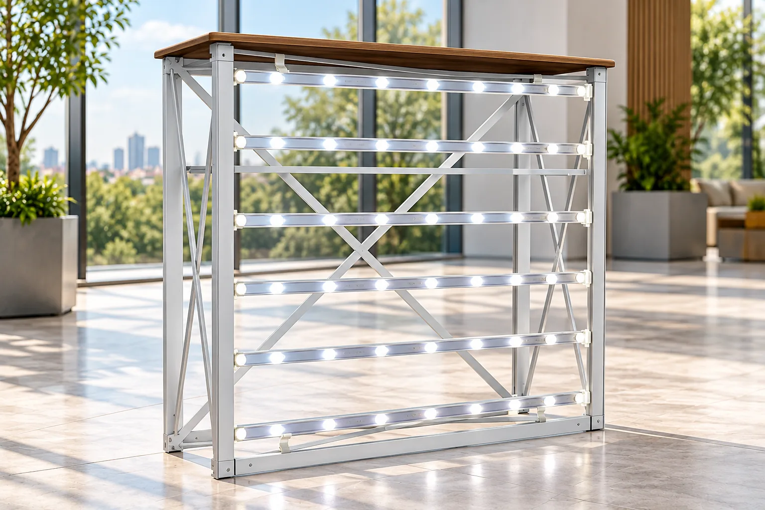 LED frame of the MODULAR COUNTER