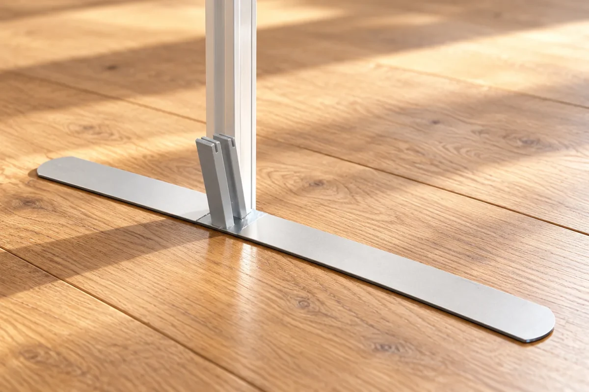 Aluminium foot for the Q FRAME