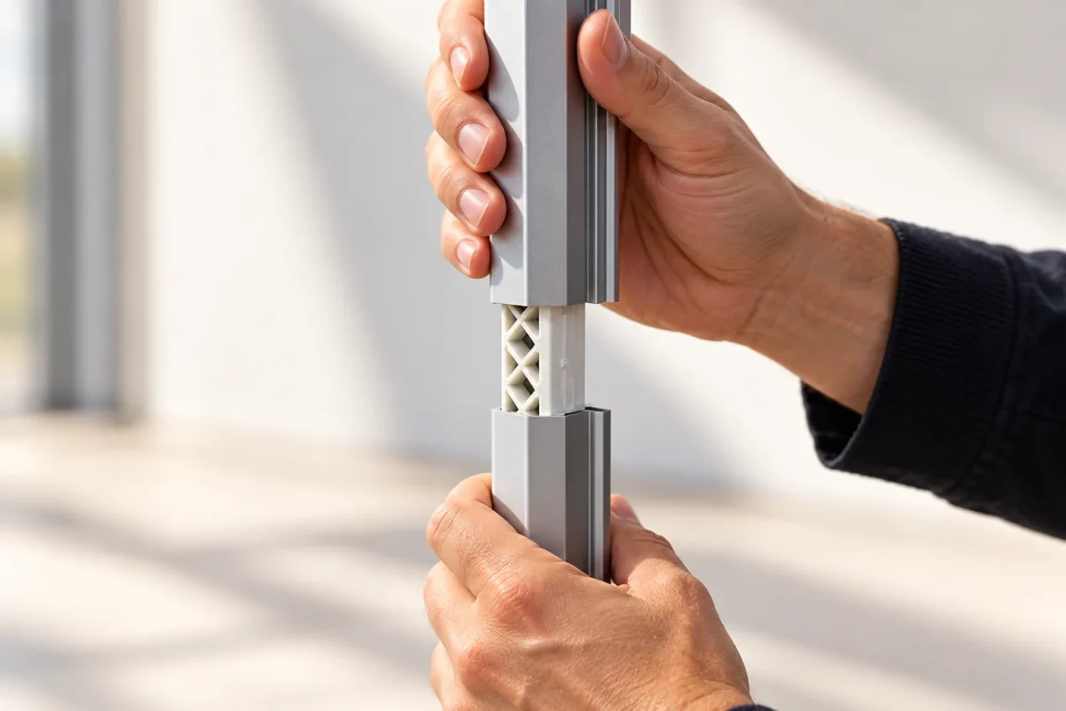 Aluminium profiles of the Q FRAME 100cm