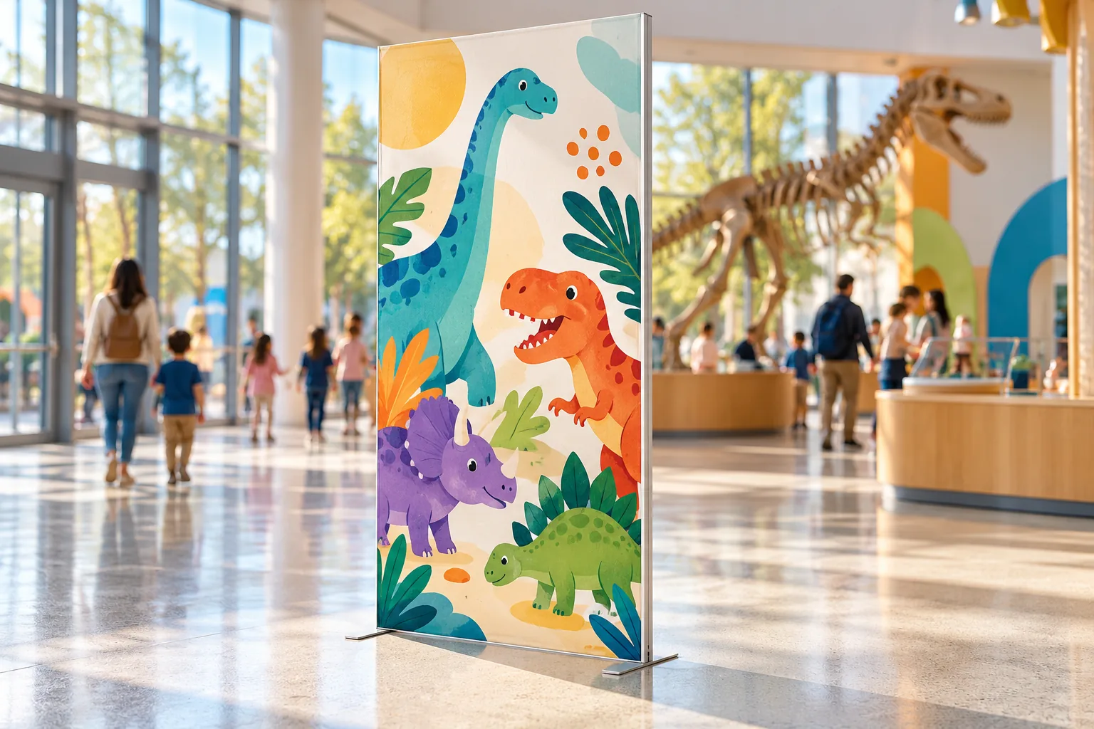 Q FRAME 100cm at a children's museum