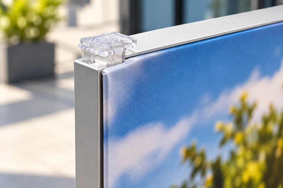 Slim 4 cm edge of the Q FRAME 100cm
