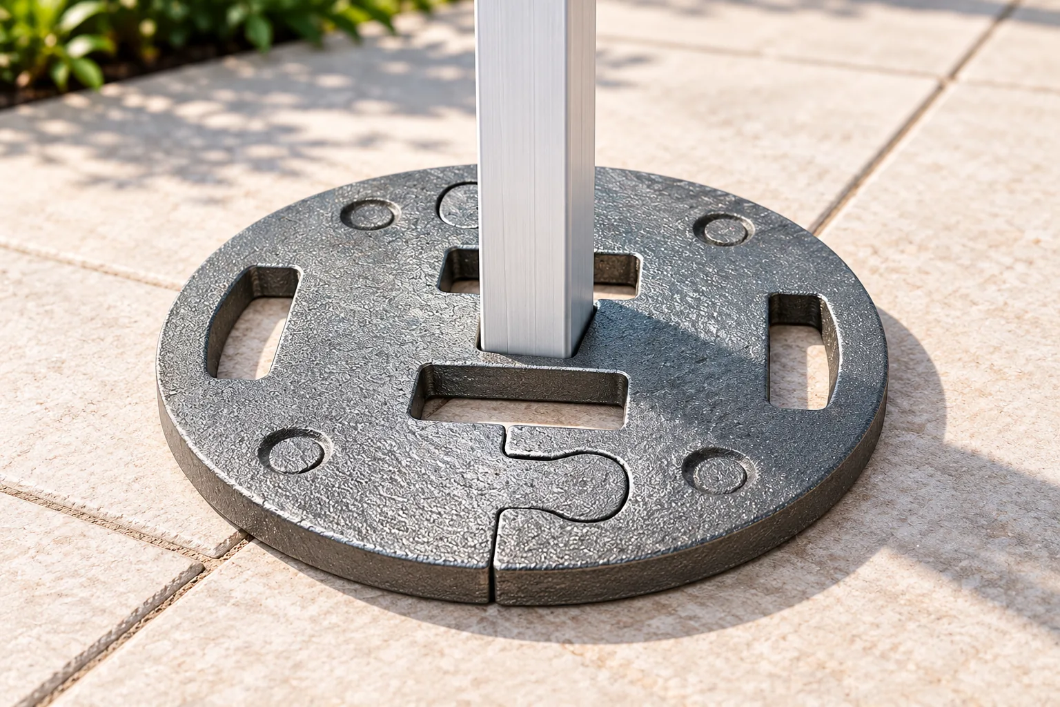 15 kg steel tent WEIGHT around a tent leg