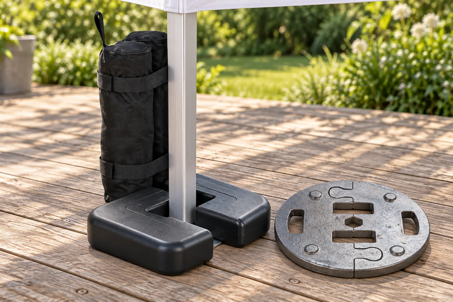 Tent WEIGHTS: sand bag, 7.5 kg and 15 kg weights Tent WEIGHTS: sand bag, 7.5 kg and 15 kg weights