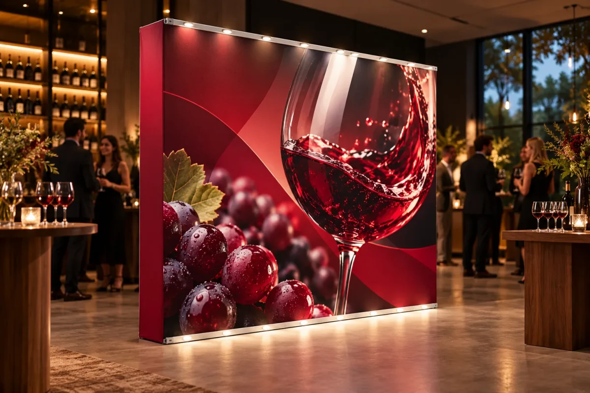 MODULAR wall lit by TOP-BOTTOM LED