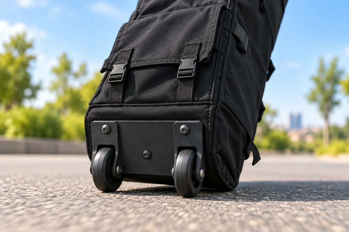 Strong wheels of the TROLLEY BAG